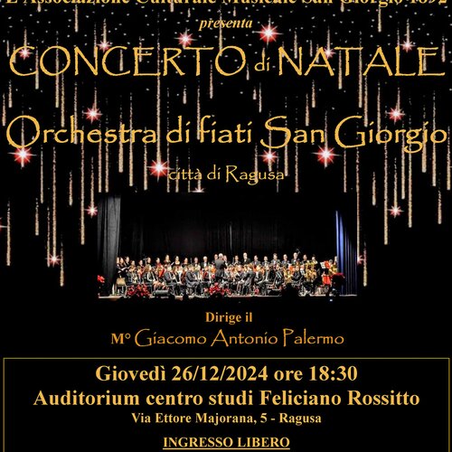 Concerto di Natale - Ass. Cult. Musicale S. Giorgio 1892