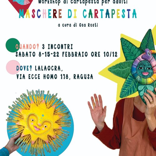 Maschere di cartapesta - workshop per adulti