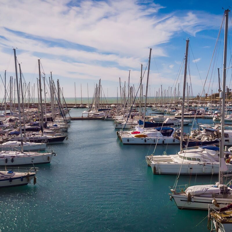 The marina at Marina di Ragusa