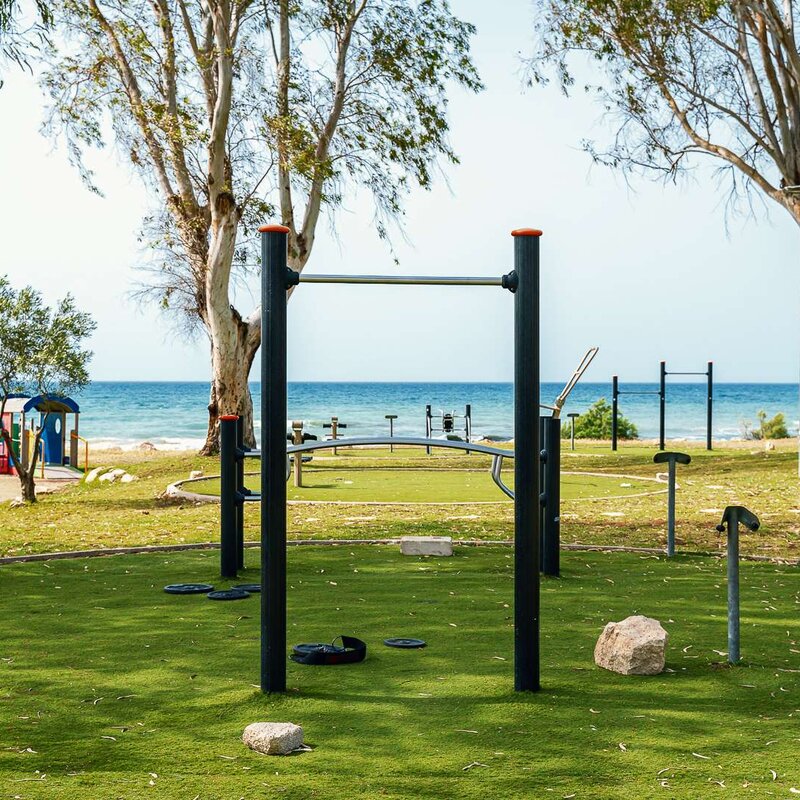 Fitness by the sea shore